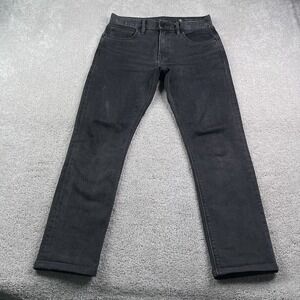 Roark‎ Revival Jeans Mens 31x29 Black Straight Fit Low Rise HWY 128 Denim